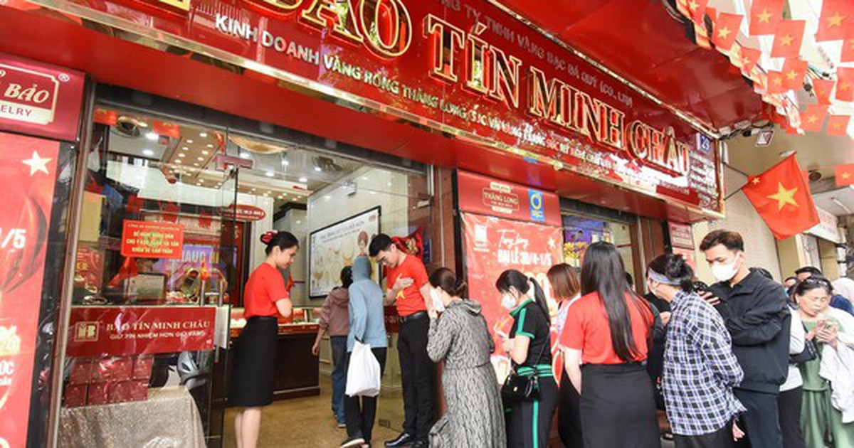 Giá vàng miếng - Nguồn ảnh: cafef.vn
