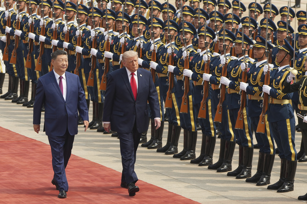 Chủ tịch Tập Cận Bình đón Tổng thống Donald Trump tại Bắc Kinh - Nguồn ảnh: vtcnews.vn