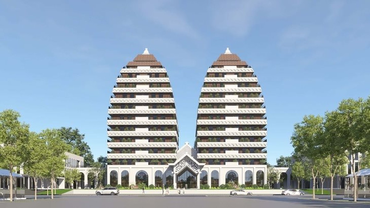 Xây 2 tòa tháp 13 tầng tưởng niệm người quá cố - Nguồn ảnh: cafebiz.vn