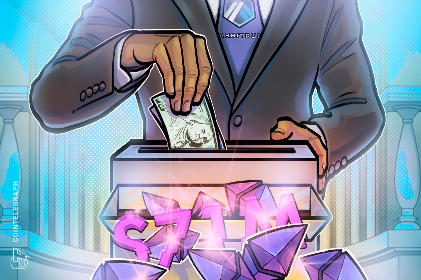 Arbitrum DAO chuyển tiền ETH - Nguồn ảnh: cointelegraph.com