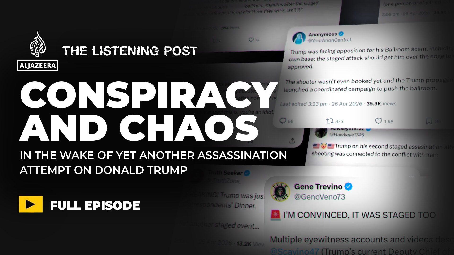 Hợp chủng quốc âm mưu - Nguồn ảnh: aljazeera.com