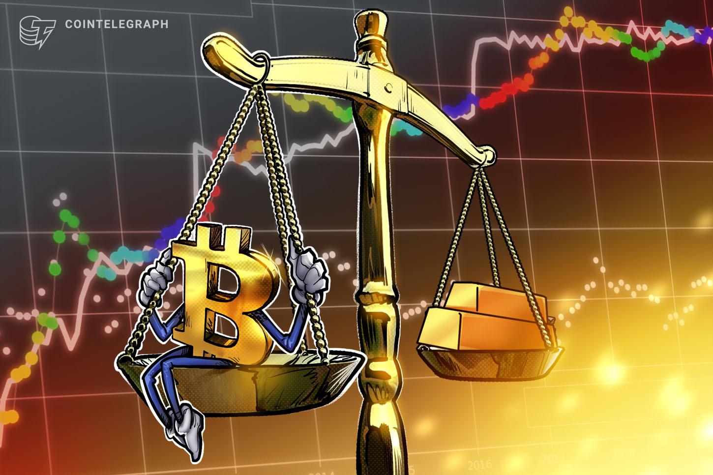 Bitcoin và giá vàng - Nguồn ảnh: cointelegraph.com