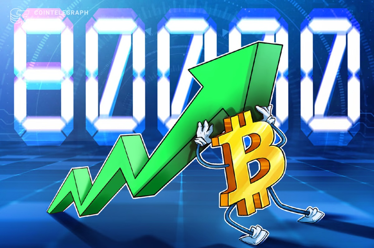 Bitcoin vượt ngưỡng 80.000 USD - Nguồn ảnh: cointelegraph.com
