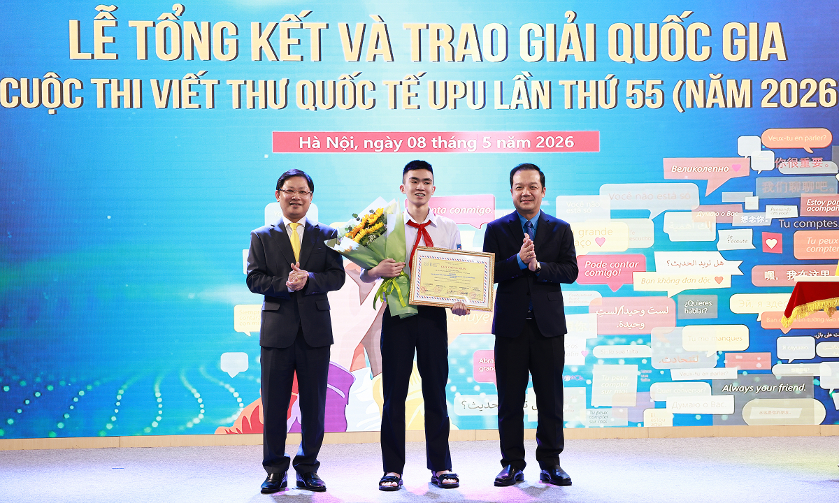 Cuộc thi viết thư UPU - Nguồn ảnh: vnexpress.net