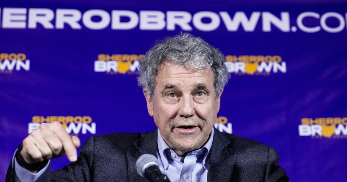Sherrod Brown và cuộc đua Thượng viện Ohio - Nguồn ảnh: nbcnews.com