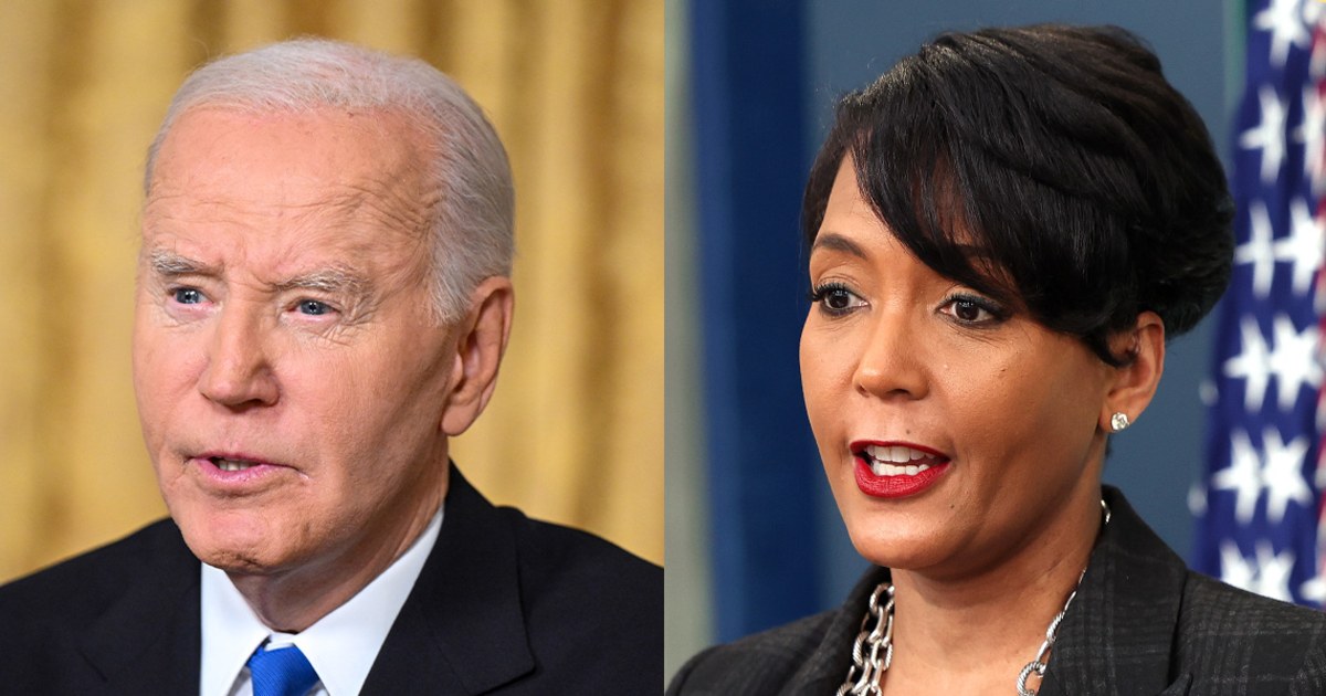 Biden ủng hộ Keisha Lance Bottoms - Nguồn ảnh: nbcnews.com