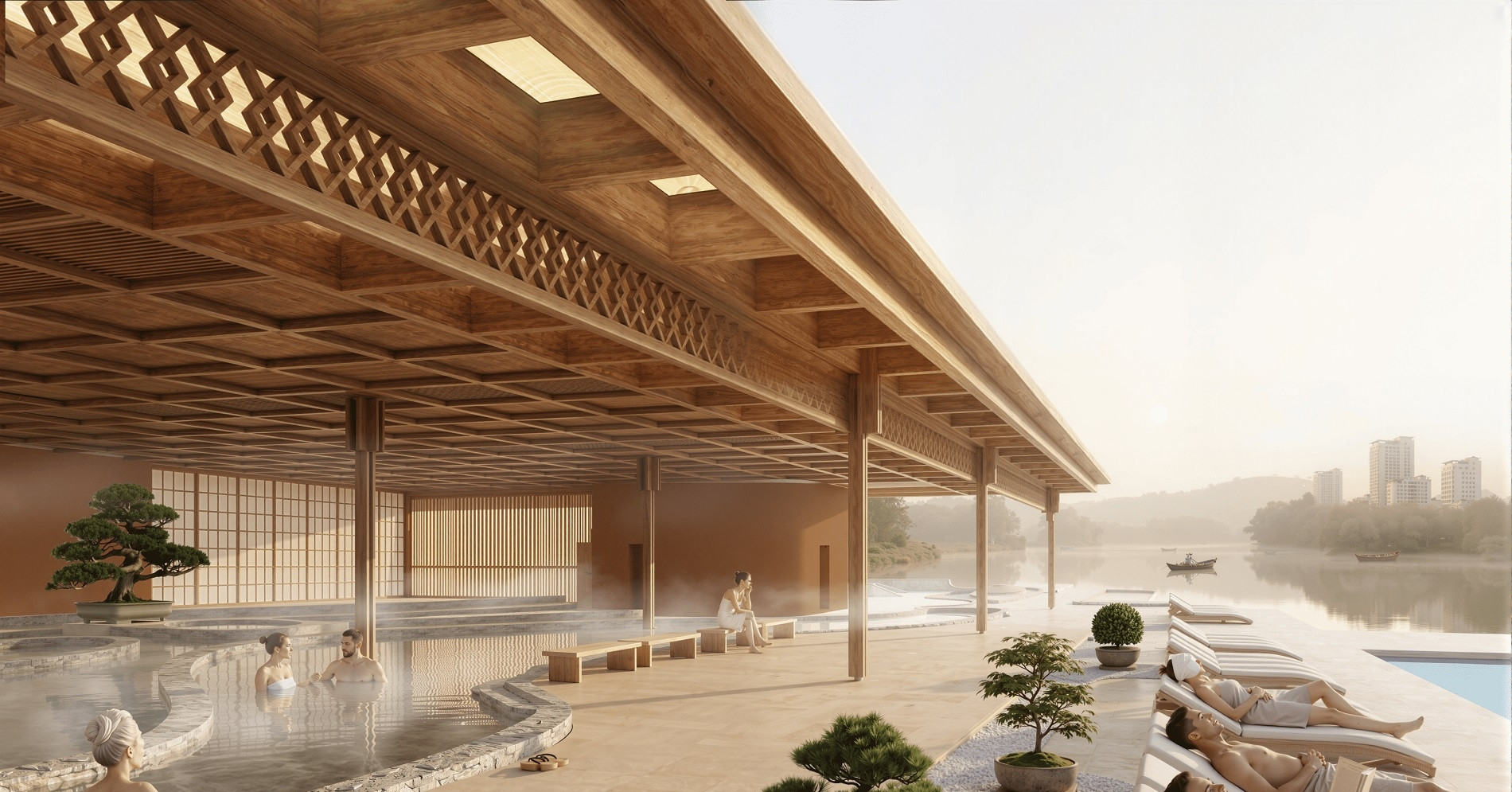 Tinh hoa khoáng nóng tại Onsen 3, Charmora City Nam Nha Trang - Nguồn ảnh: vietnamnet.vn