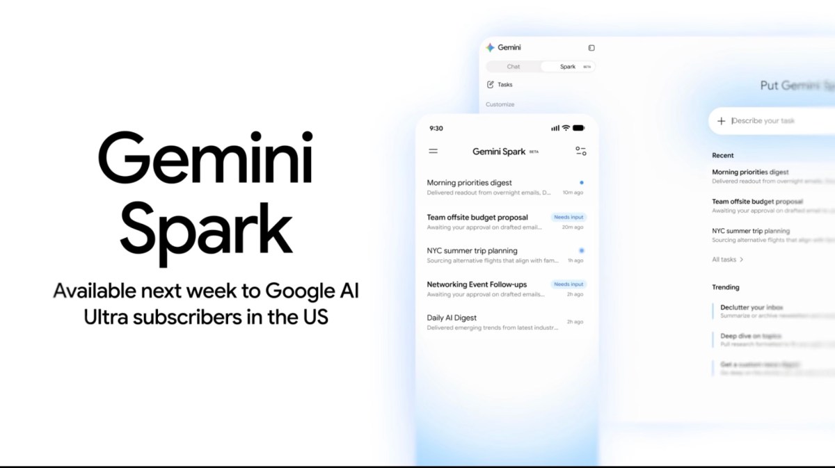Gemini Spark - Nguồn ảnh: techcrunch.com