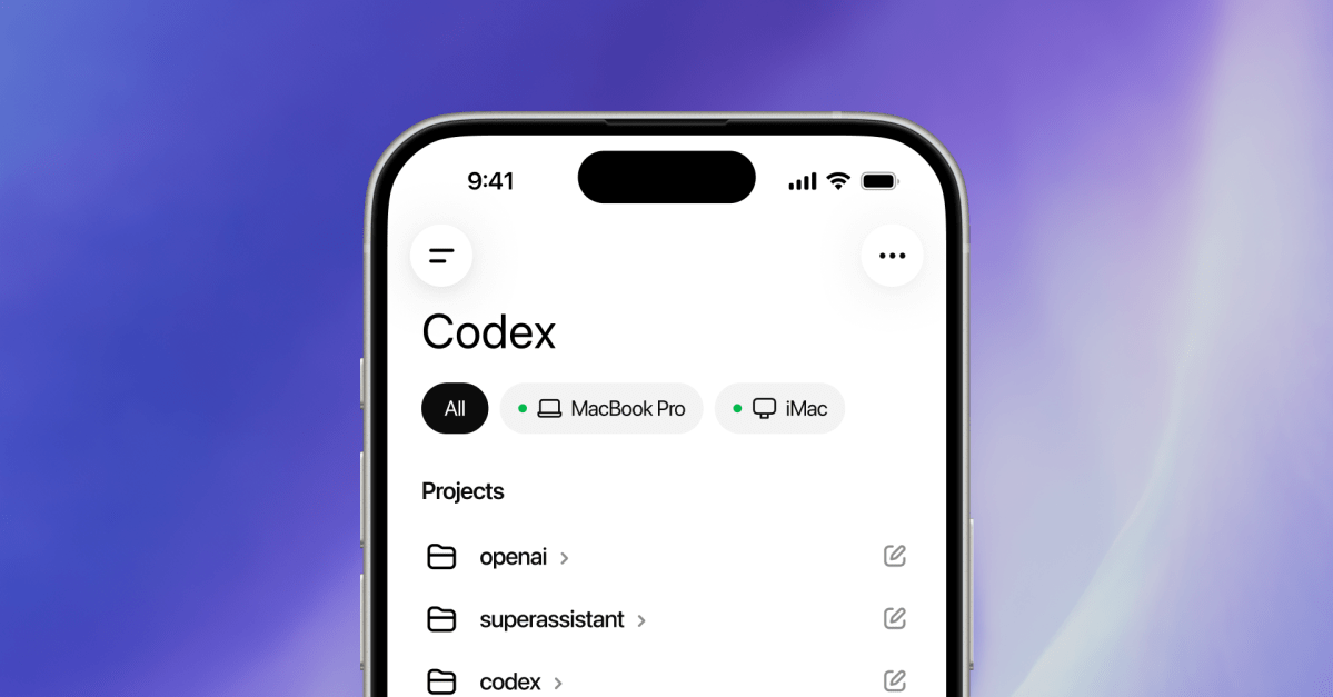 OpenAI Codex trong ứng dụng di động - Nguồn ảnh: theverge.com