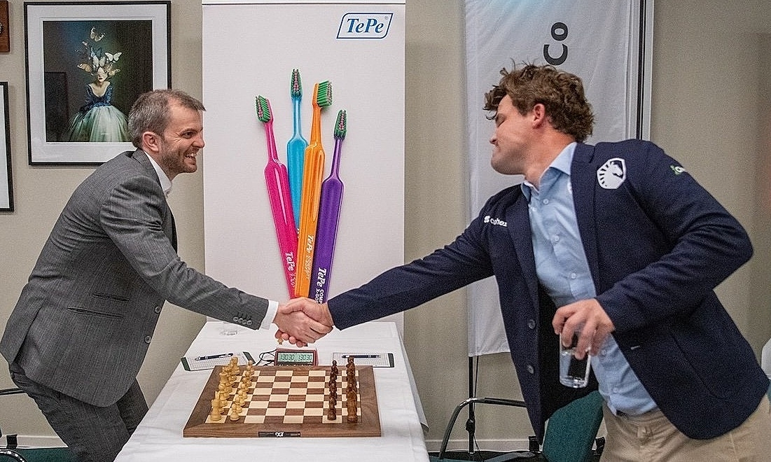 Carlsen thắng Đại kiện tướng đầu tiên ở cờ chuẩn sau gần một năm - Nguồn ảnh: vnexpress.net