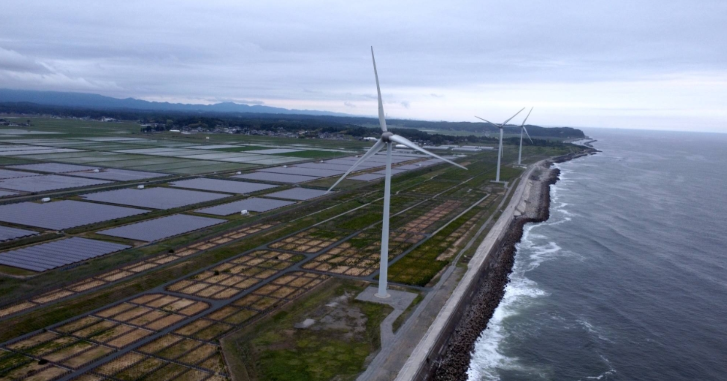 Thủ phủ điện gió, điện mặt trời tại Fukushima - Nguồn ảnh: vietnamnet.vn