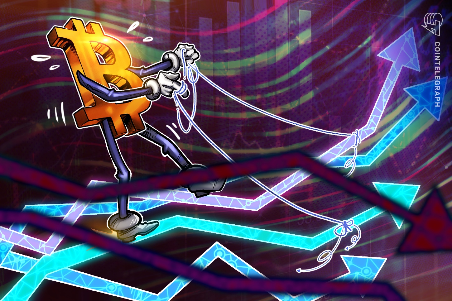 Bitcoin chững lại dưới ngưỡng 77K - Nguồn ảnh: cointelegraph.com