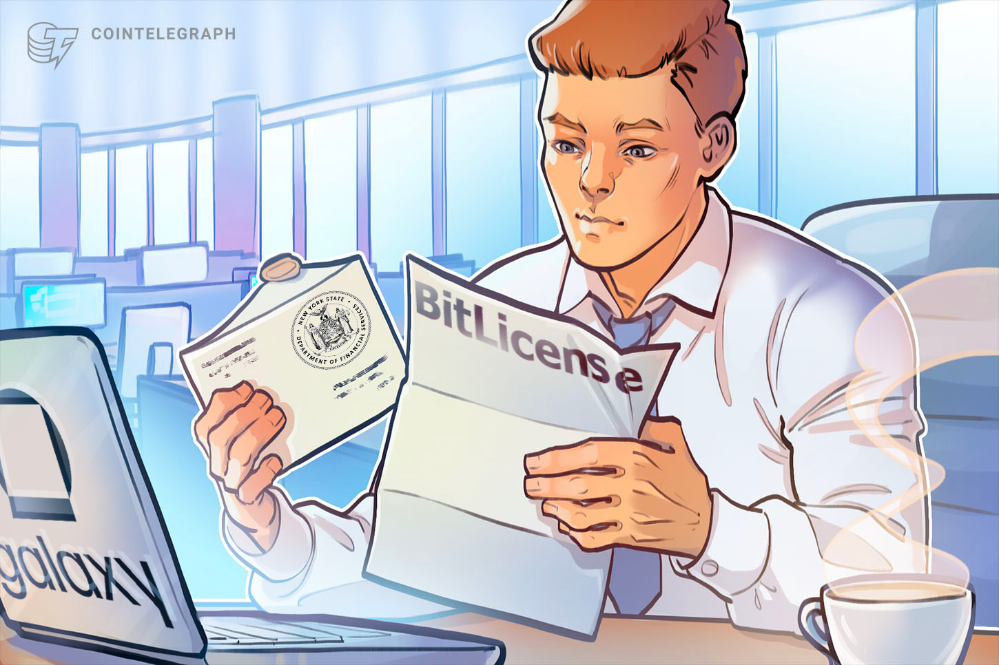 Galaxy nhận New York BitLicense - Nguồn ảnh: cointelegraph.com