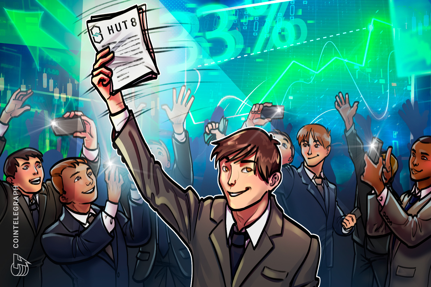 Hut 8 cổ phiếu tăng trưởng - Nguồn ảnh: cointelegraph.com
