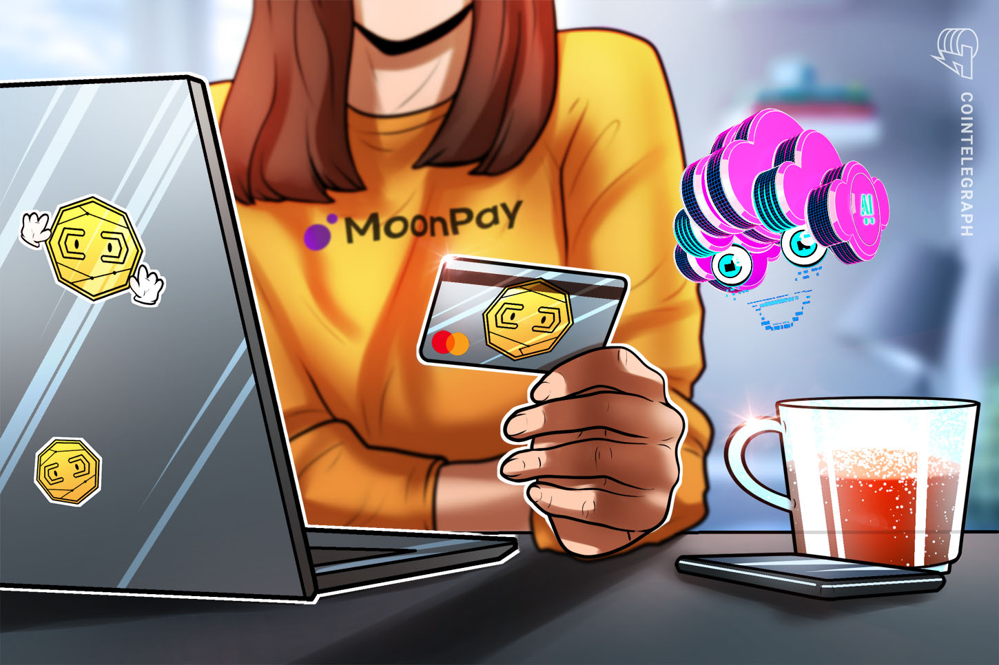 MoonPay ra mắt thẻ hỗ trợ AI agent chi tiêu stablecoin - Nguồn ảnh: cointelegraph.com