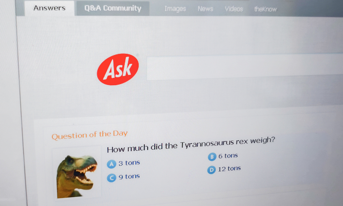 Trang hỏi đáp Ask.com - Nguồn ảnh: vnexpress.net