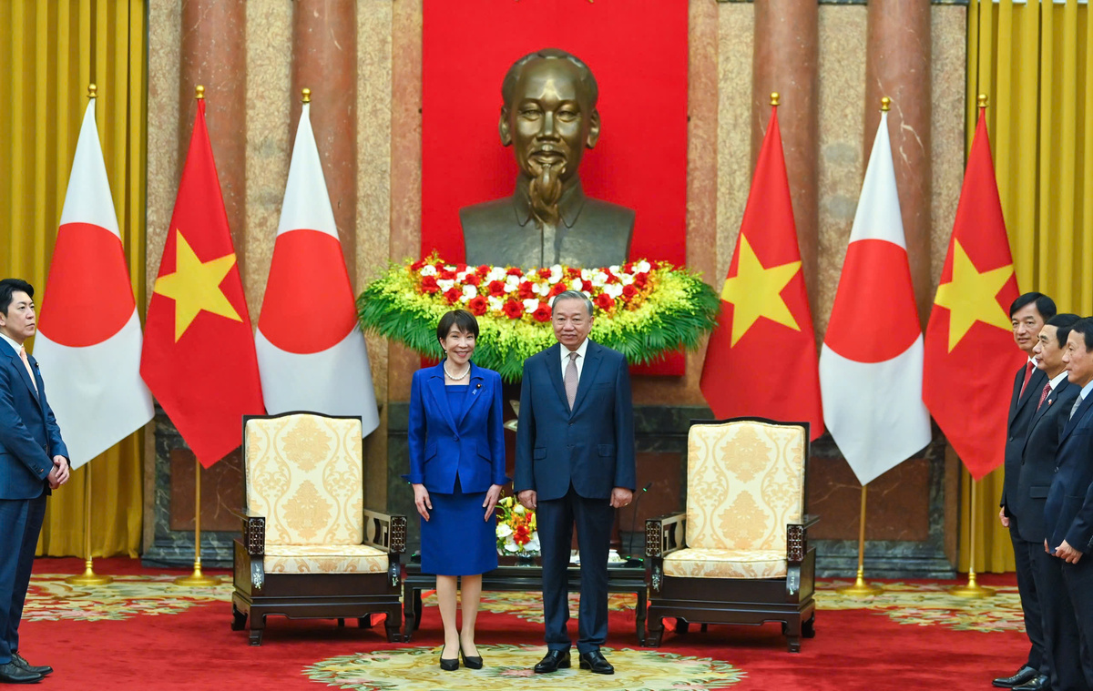 Hội kiến Tổng Bí thư, Chủ tịch nước Tô Lâm và Thủ tướng Nhật Bản Takaichi Sanae - Nguồn ảnh: vtcnews.vn